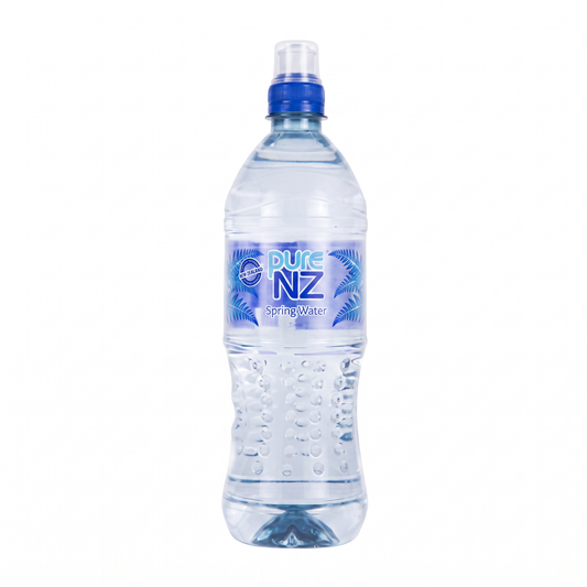 Pure NZ Spring Water 750ml Sports Cap - Still - 12 Pack