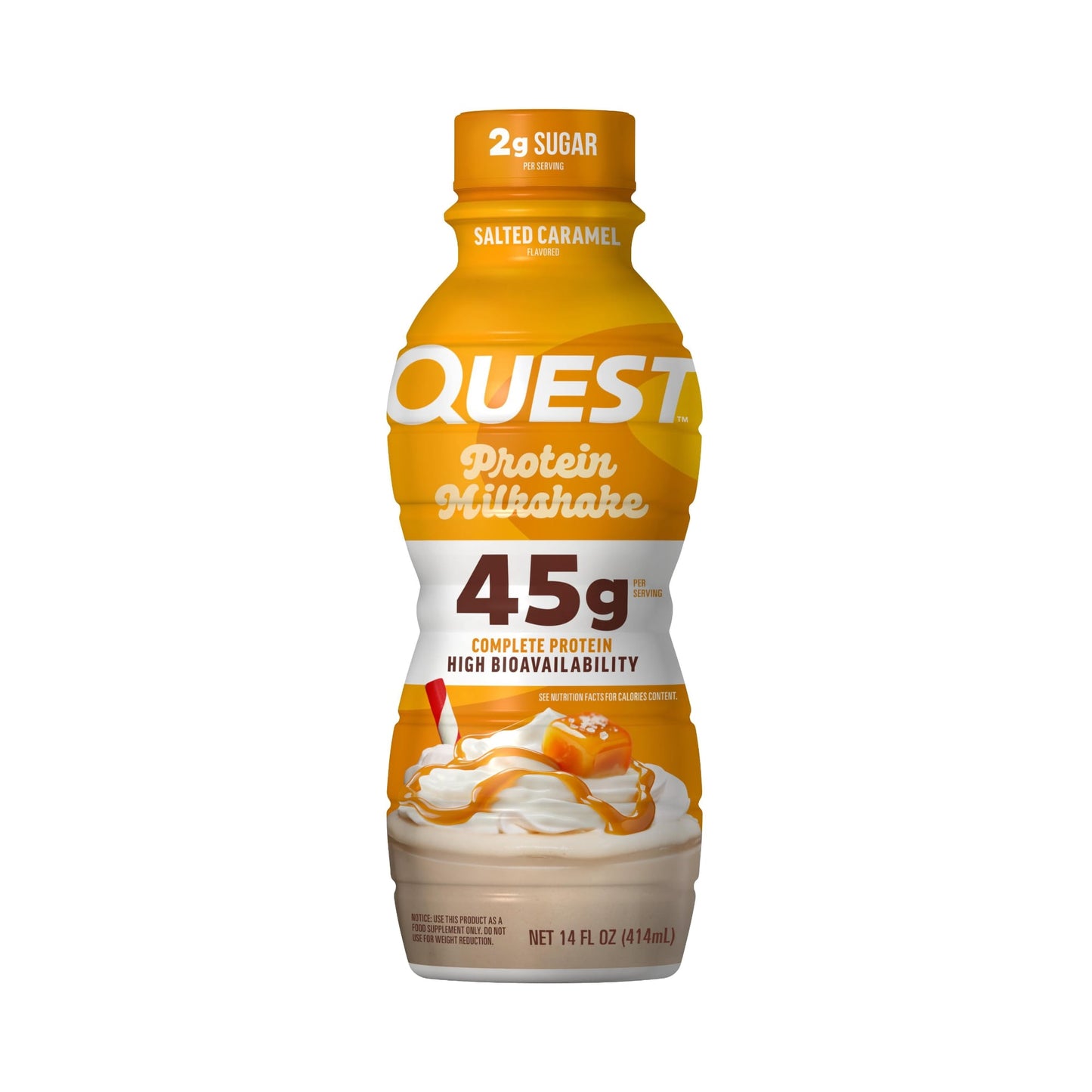 Quest 45g Protein Milkshake 414ml Salted Caramel - 12 Pack