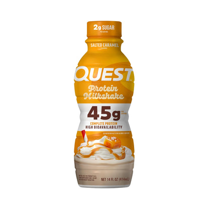 Quest 45g Protein Milkshake 414ml Salted Caramel - 12 Pack