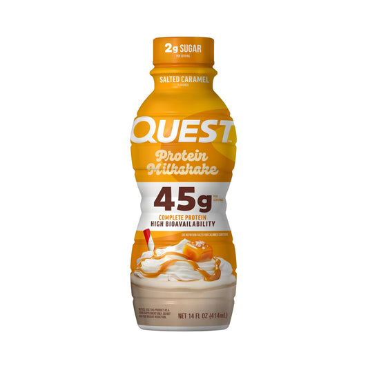 Quest 45g Protein Milkshake 414ml Salted Caramel - 12 Pack