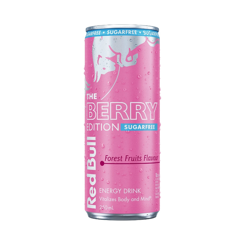 Red Bull Berry Sugar Free Edition 250ml - 12 Pack – Fitness Vending