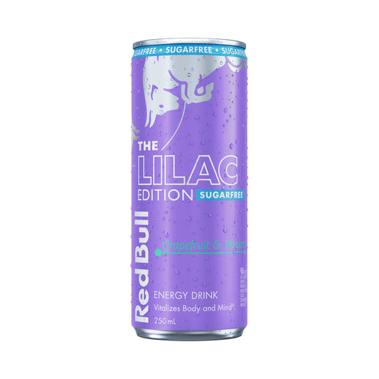 Red Bull Energy Drink 250ml Sugar Free Lilac Edition Can