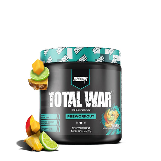 TOTAL WAR Pre Workout 30 Serves - Baja Bomb