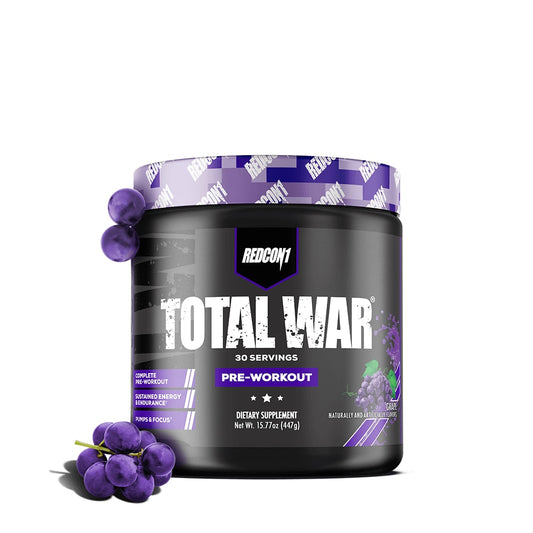 TOTAL WAR Pre Workout 30 Serves - Grape