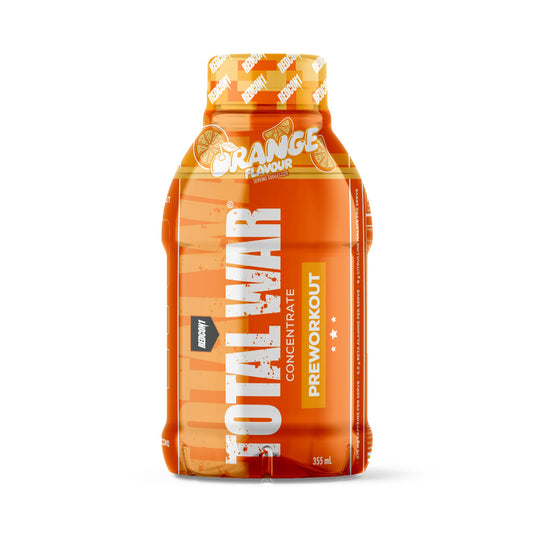 TOTAL WAR Pre Workout Concentrate RTD 355ml Orange - 12 Pack