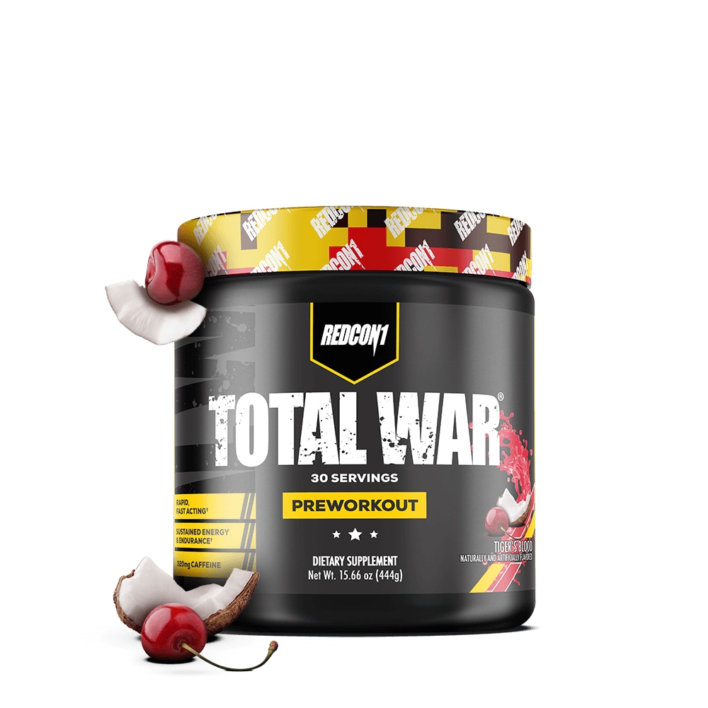 TOTAL WAR Pre Workout 30 Serves - Tiger's Blood