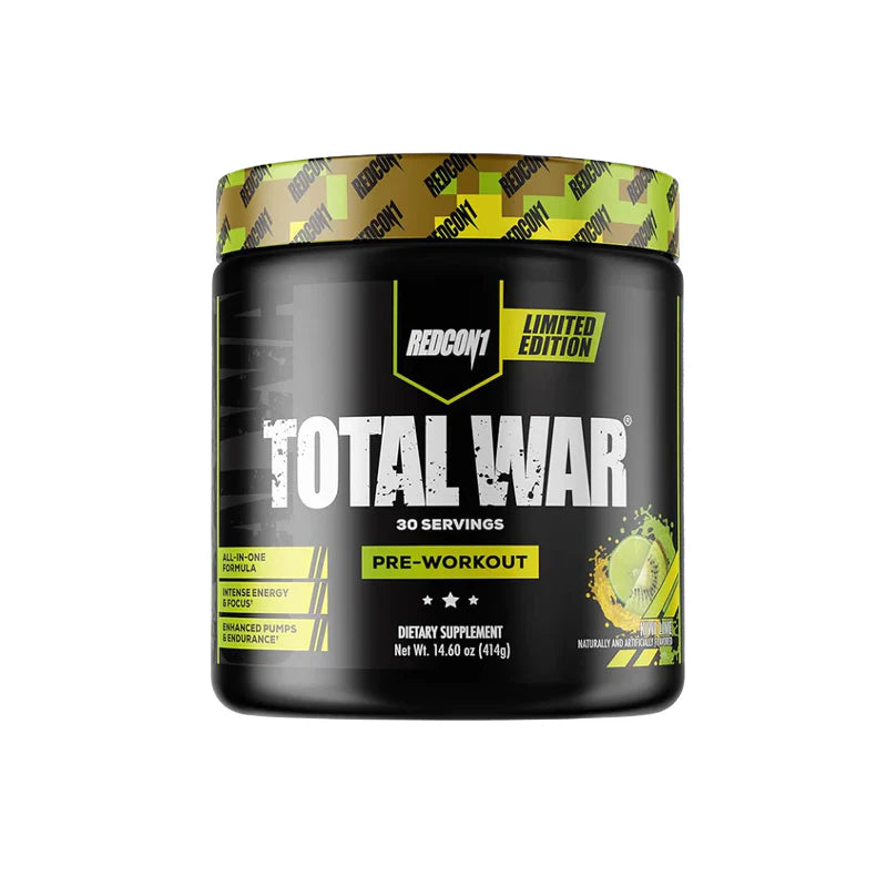 TOTAL WAR Pre Workout 30 Serves - Kiwi Lime