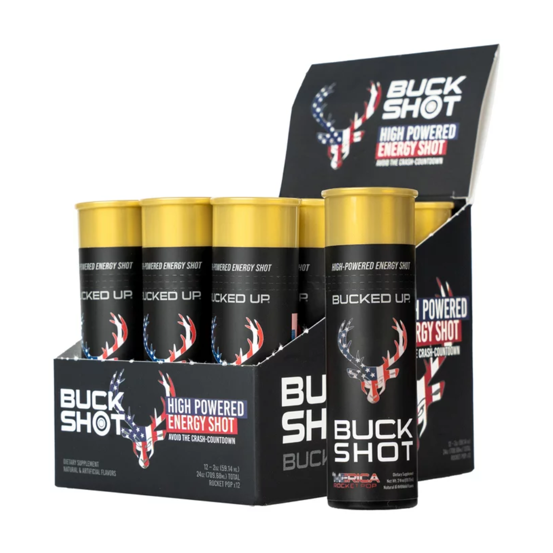 BUCKED UP Buck Shot 59ml Rocket Pop - 12 Pack
