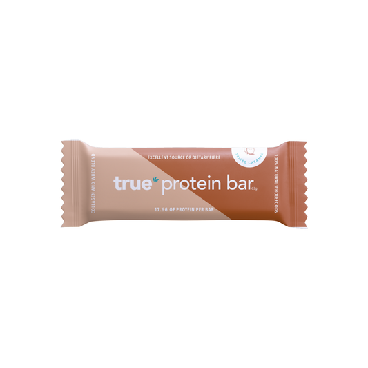 True Protein 63g Salted Caramel Protein Bar - 12 pack