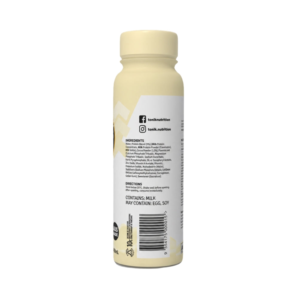 Tonik PLUS 35g Protein Shake 450ml Vanilla - 6 Pack
