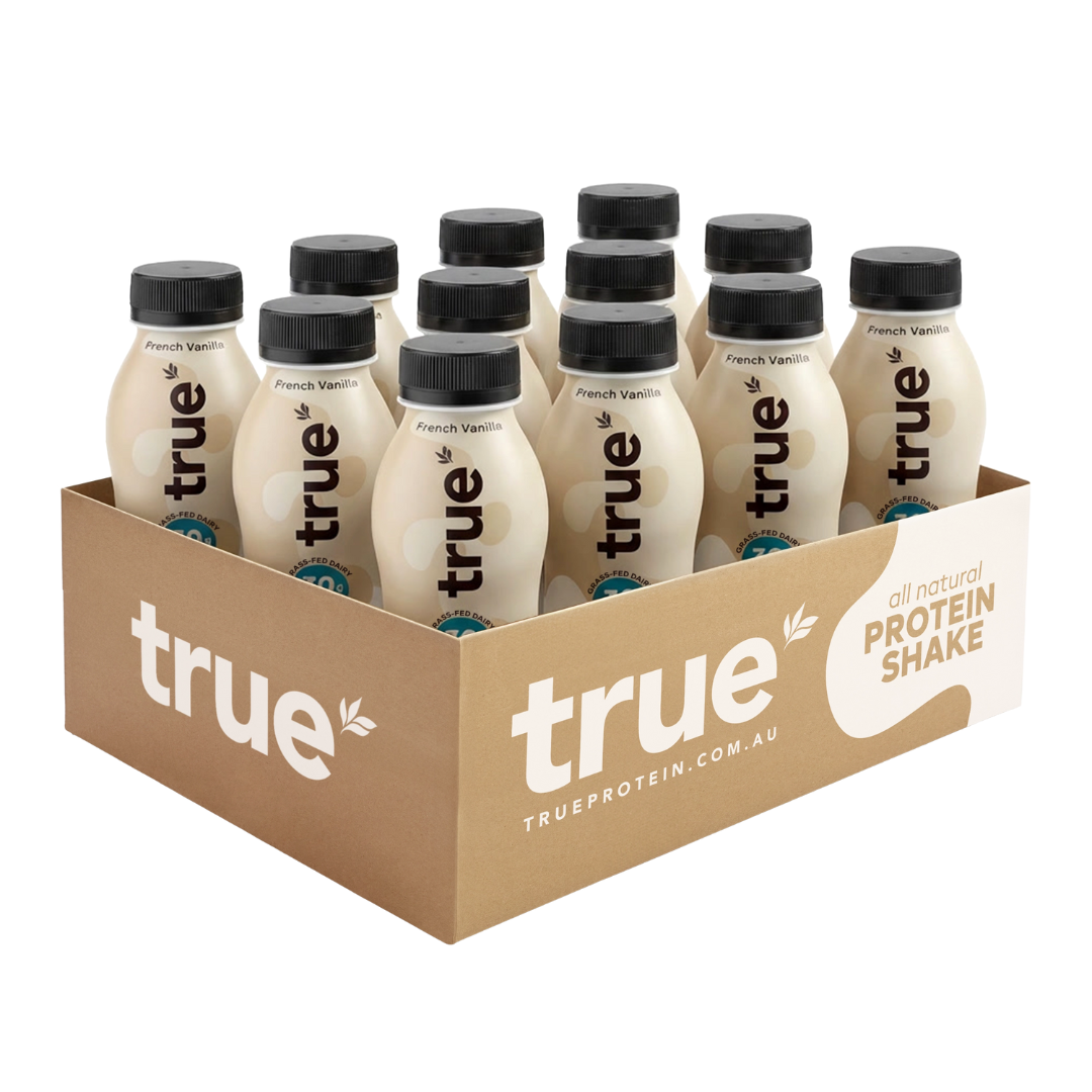 True Protein 375ml Protein RTD French Vanilla - 12 Pack