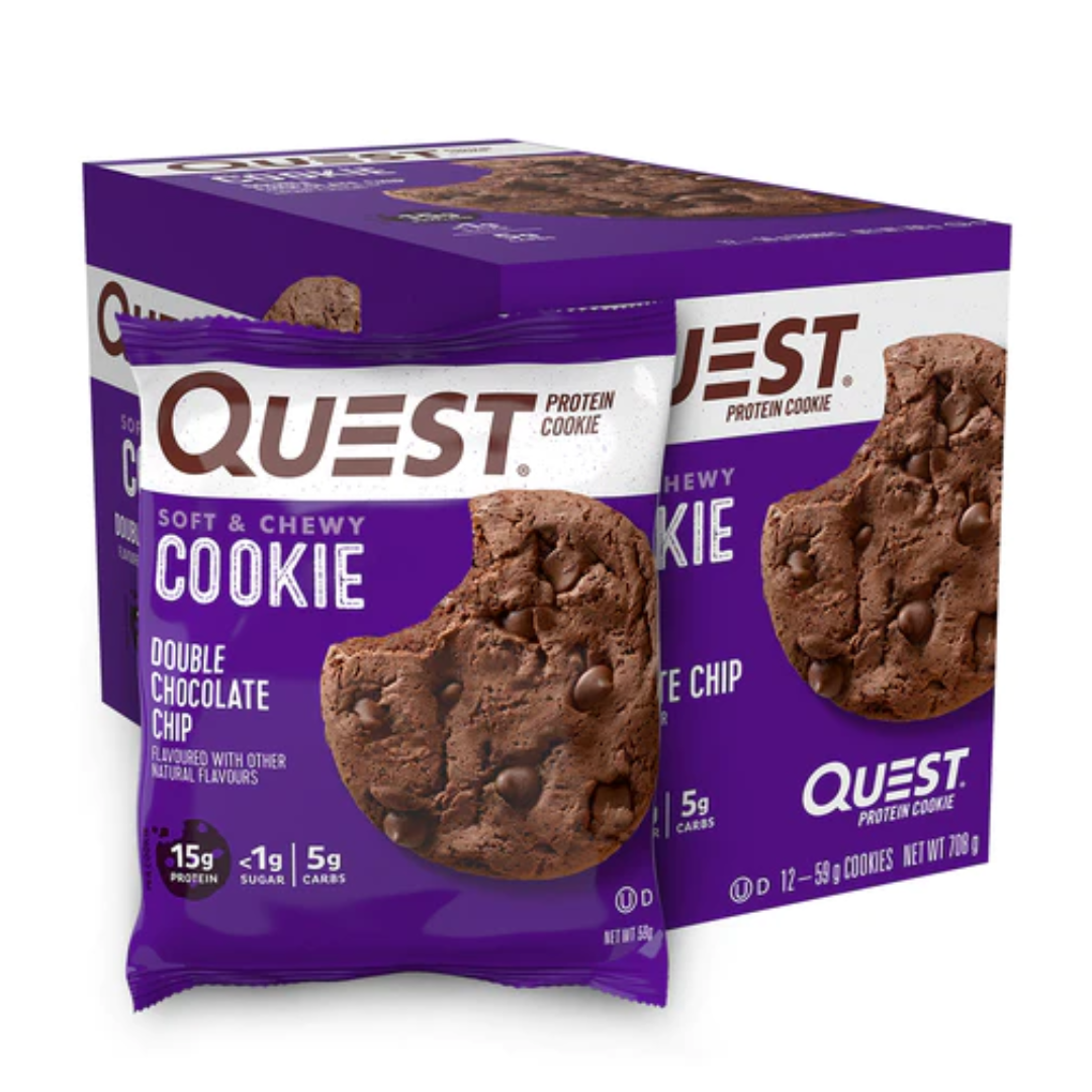 Quest Protein Cookie 59g Double Chocolate Chip - 12 Pack