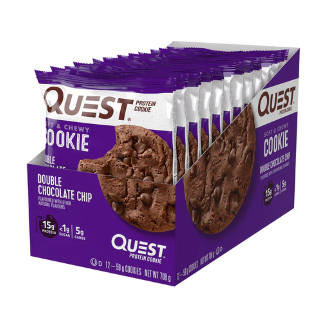 Quest Protein Cookie 59g Double Chocolate Chip - 12 Pack