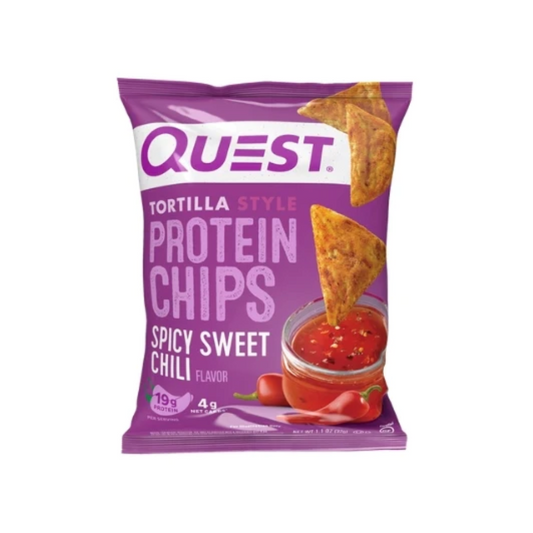 Quest Tortilla Protein Chips 32g - Spicy Sweet Chilli - 8 Pack