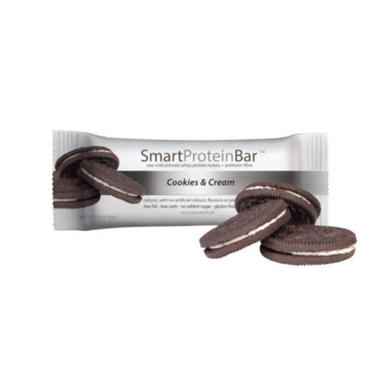 Smart Protein Bar 60g Cookies & Cream - 12 Pack