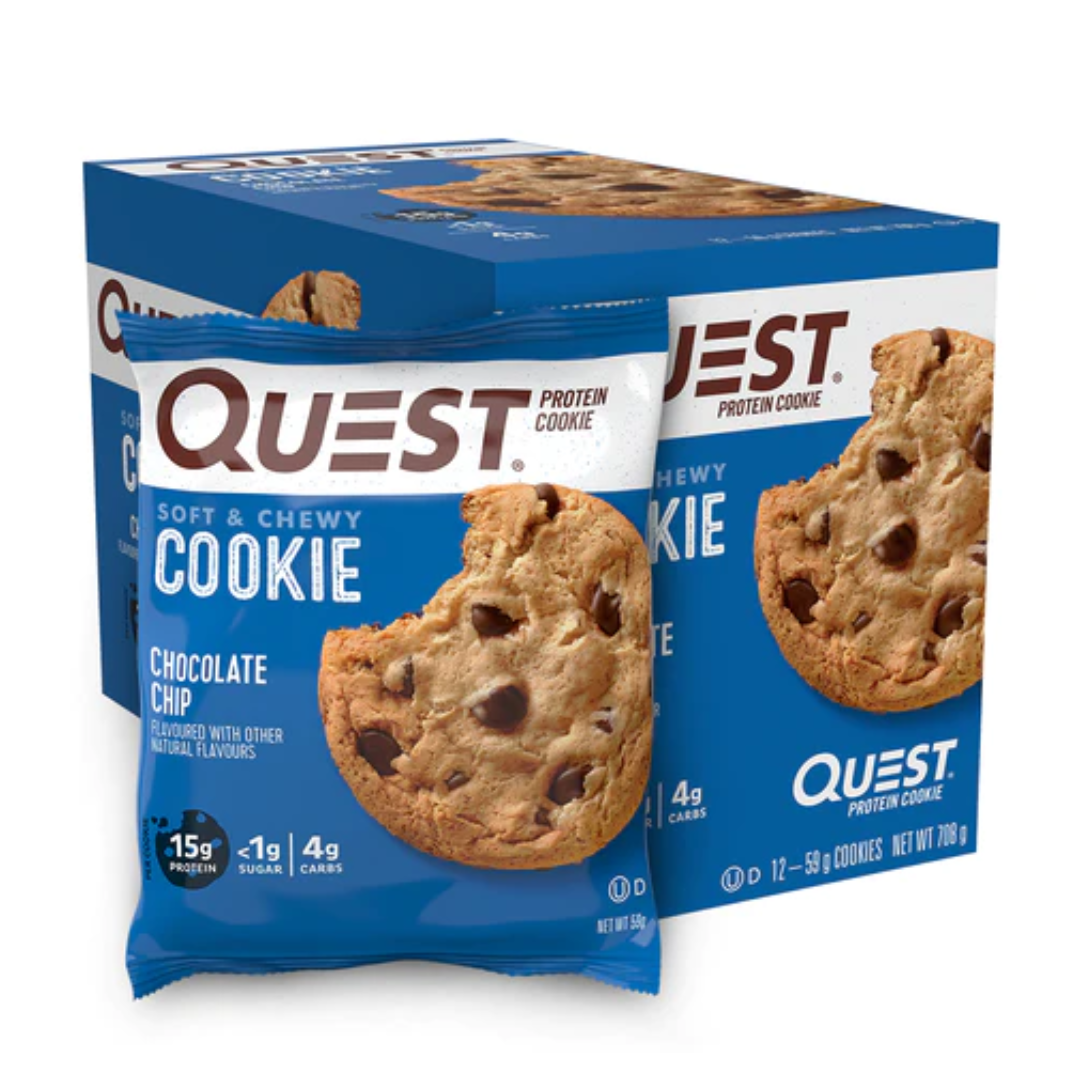 Quest Protein Cookie 59g Chocolate Chip - 12 Pack
