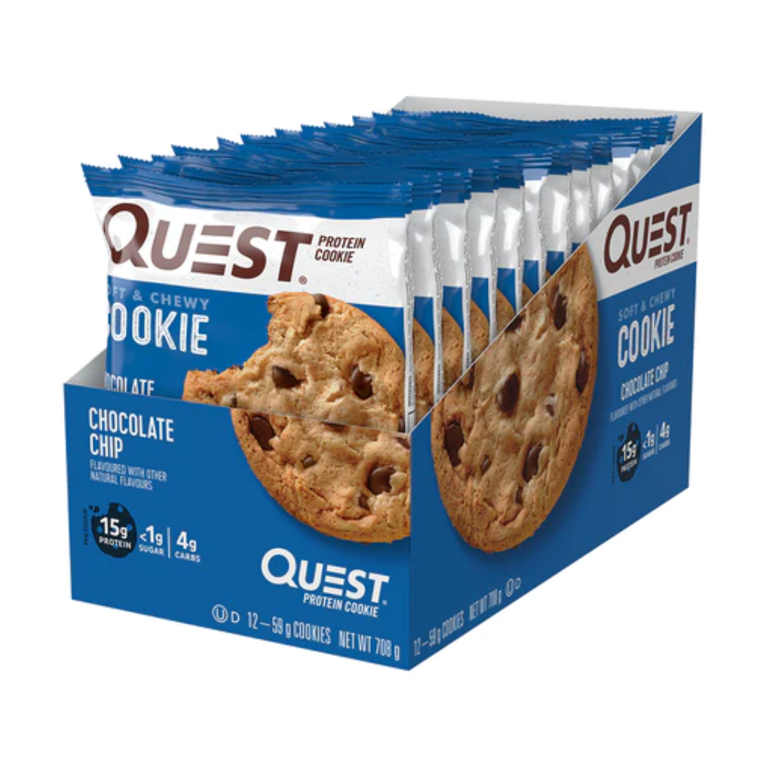 Quest Protein Cookie 59g Chocolate Chip - 12 Pack