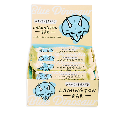 Blue Dinosaur Paleo Bar 45g Lamington - 12 Pack
