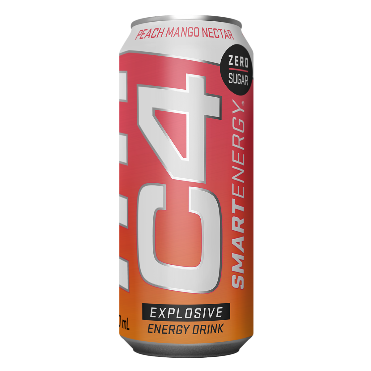 C4 Smart Energy RTD 473ml Peach Mango - 12 Pack