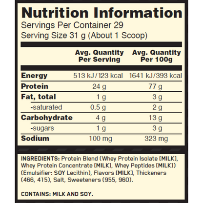 ON Gold Standard 100% Whey 909g - Vanilla