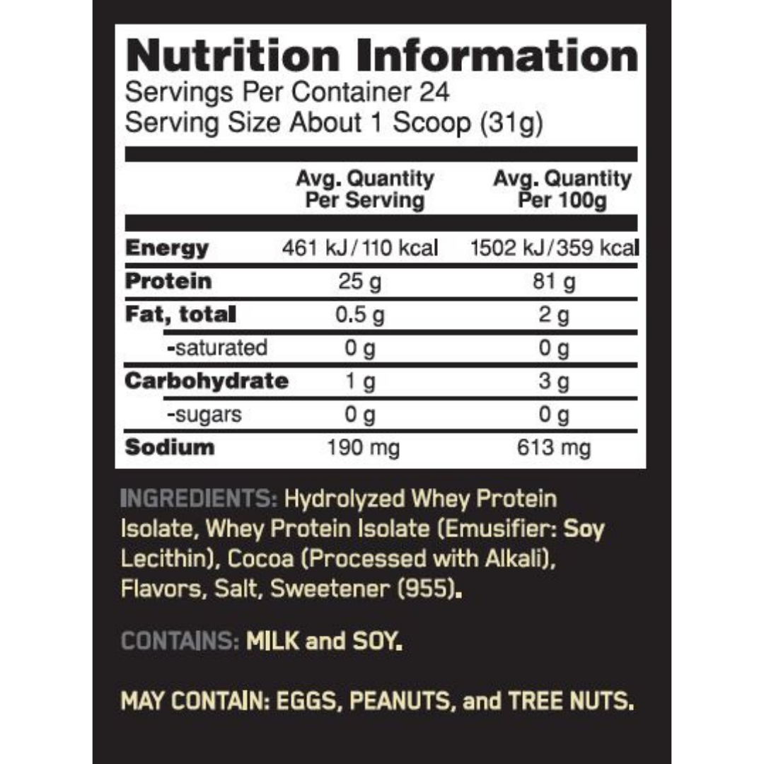 ON Gold Standard 100% Isolate 744g - Chocolate