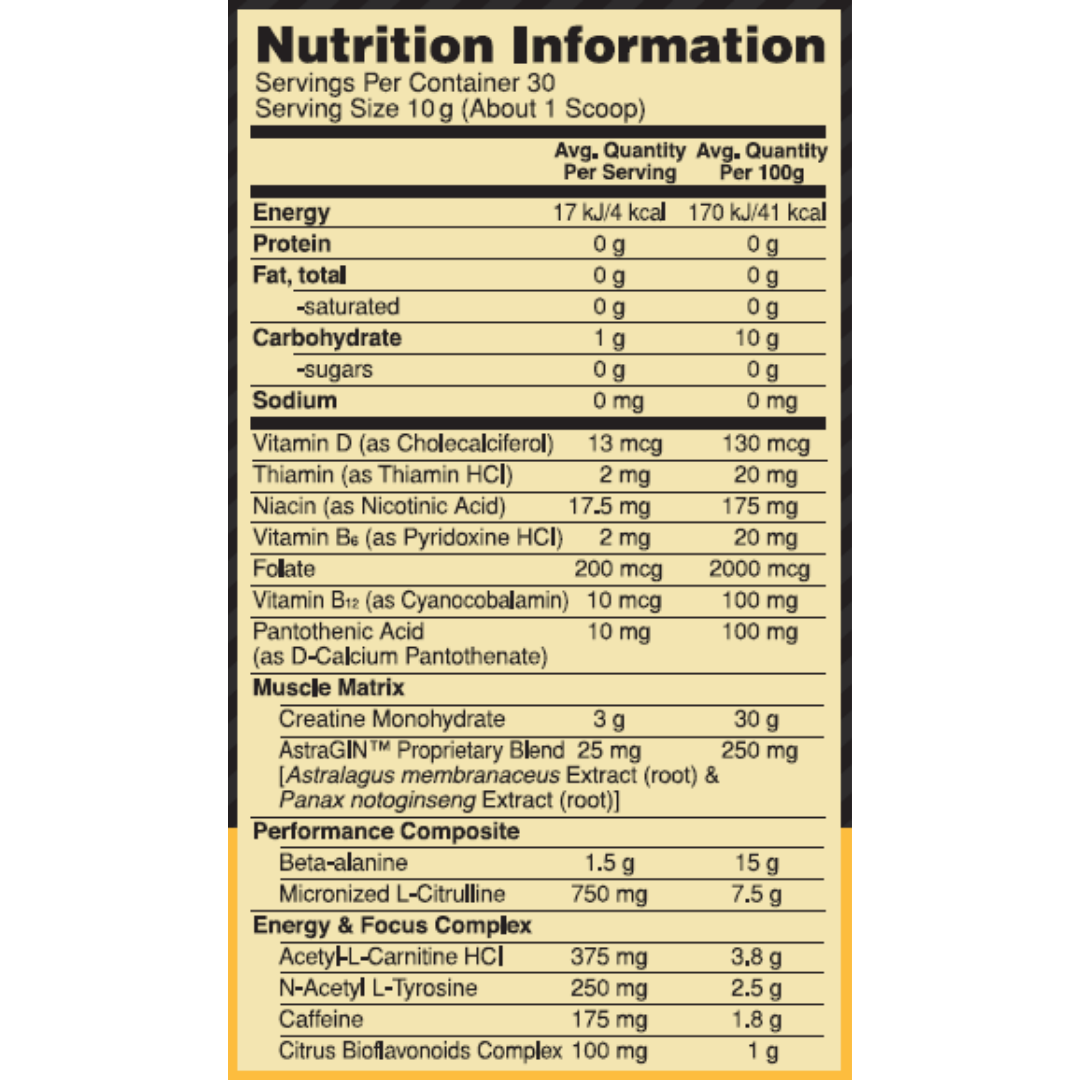 ON Gold Standard Pre Workout 30 Serve - Blueberry Lemonade