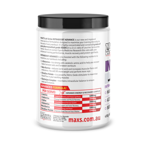 MAX'S Lab Series Intra-Boost Advance 450g Grape