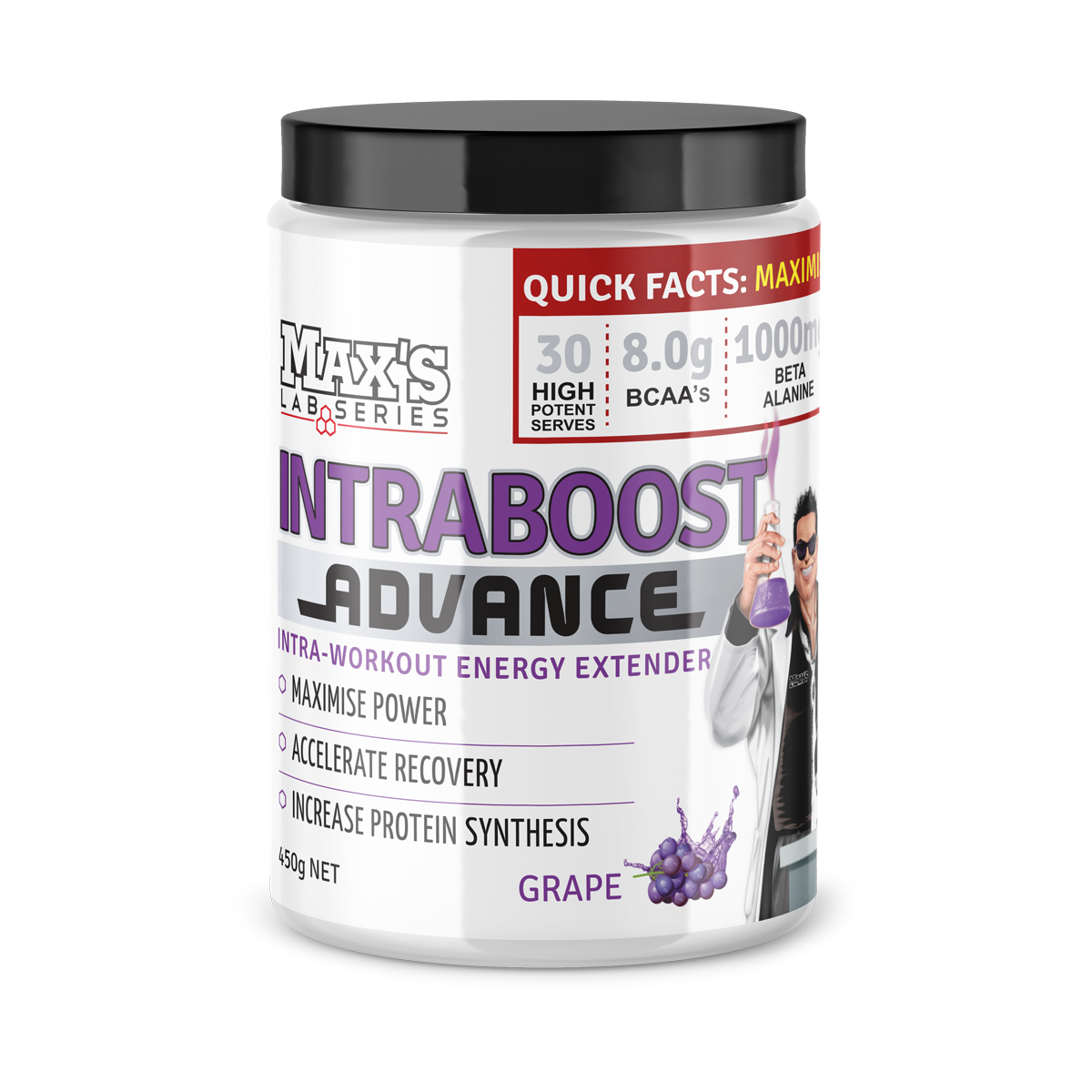 MAX'S Lab Series Intra-Boost Advance 450g Grape