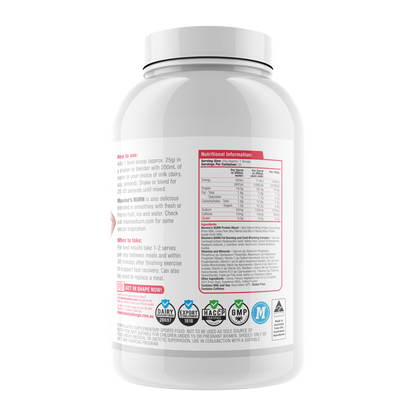 MAXINE'S Burn Protein 500g Choc Fudge Brownie