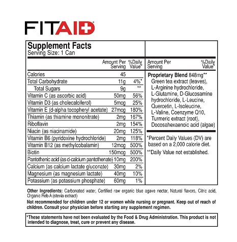 FITAID Recover 355ml Citrus Medley - 12 Pack