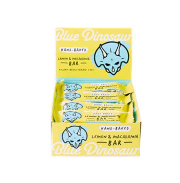 Blue Dinosaur Paleo Bars 45g Lemon & Macadamia - 12 Pack