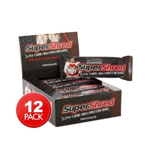 MAX'S Supershred Bar - Choc - 60g - 12 Pack