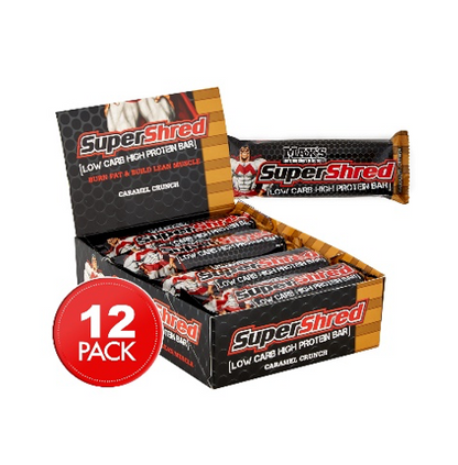 MAX'S Supershred Bar - Caramel Crunch - 60g - 12 Pack