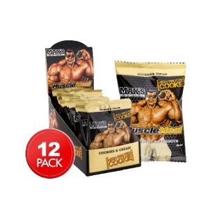 MAX'S Muscle Meal Cookie - 90g - Cookies & Cream - 12 Pack