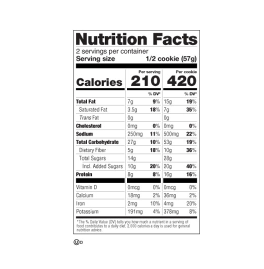 Lenny & Larrys Complete cookie - Choc O Mint - 12 Pack