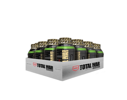 TOTAL WAR Pre Workout RTD - 355ml - Green Apple - 12 Pack
