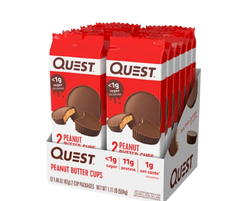 Quest Protein Cups 60g Peanut Butter - 12 Pack