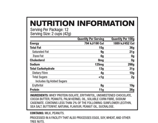 Quest Protein Cups 60g Peanut Butter - 12 Pack
