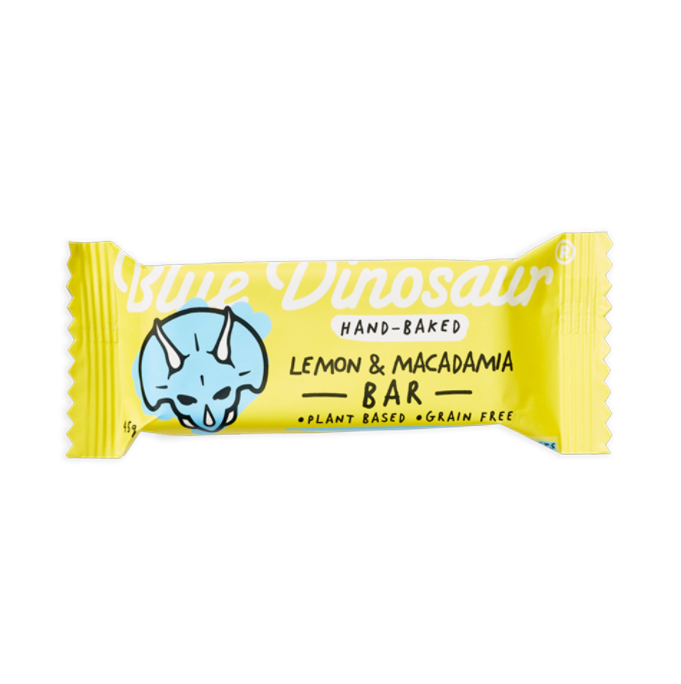 Blue Dinosaur Paleo Bars 45g Lemon & Macadamia - 12 Pack
