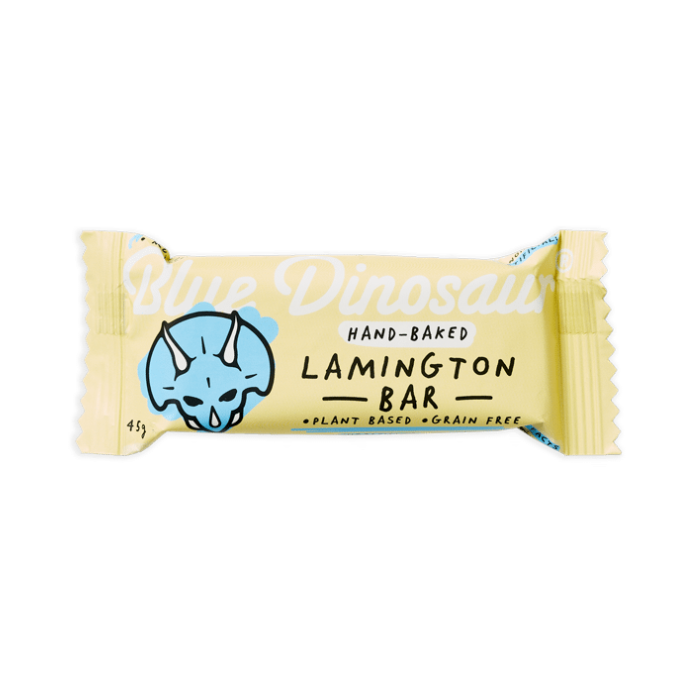 Blue Dinosaur Paleo Bar 45g Lamington - 12 Pack