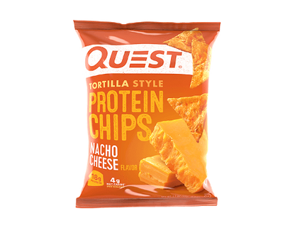 Quest Tortilla Protein Chips 32g - Nacho Cheese - 8 Pack