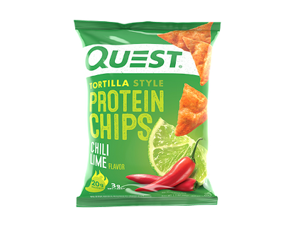 Quest Tortilla Protein Chips 32g - Chilli Lime - 8 Pack