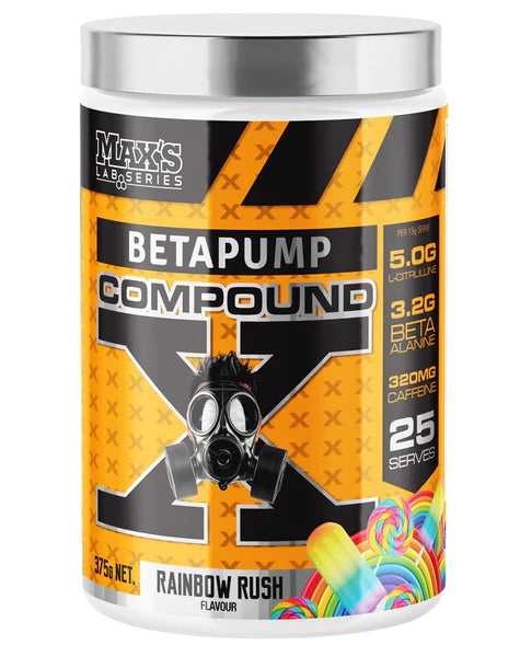 MAX'S Lab Series Beta Pump Compound X 375g Rainbow Rush