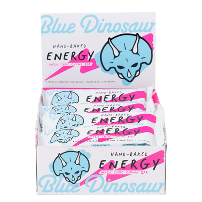 Blue Dinosaur Energy Bar 45g Mylk Choc Chunk - 12 Pack