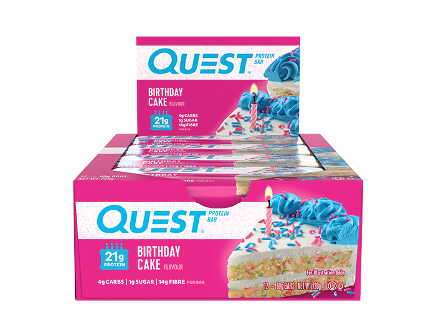 Quest Bars 60g - Birthday Cake - 12 Pack