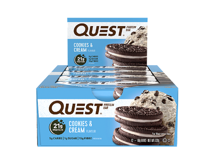 Quest Bars 60g - Cookies & Cream - 12 Pack